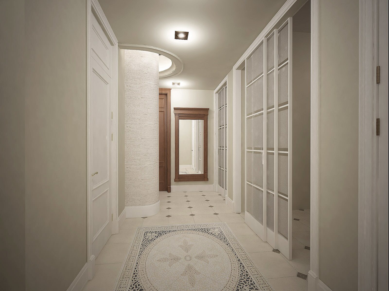 архитектурно-дизайнерский проект квартиры 104 кв.м с частичной перепланировкой