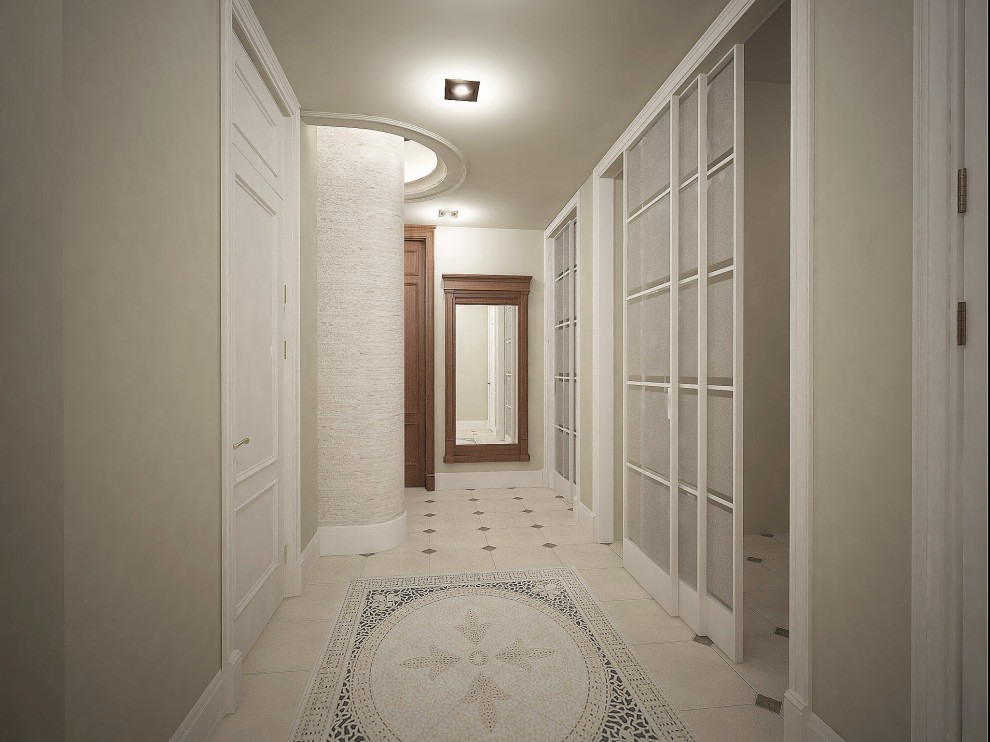 архитектурно-дизайнерский проект квартиры 104 кв.м с частичной перепланировкой