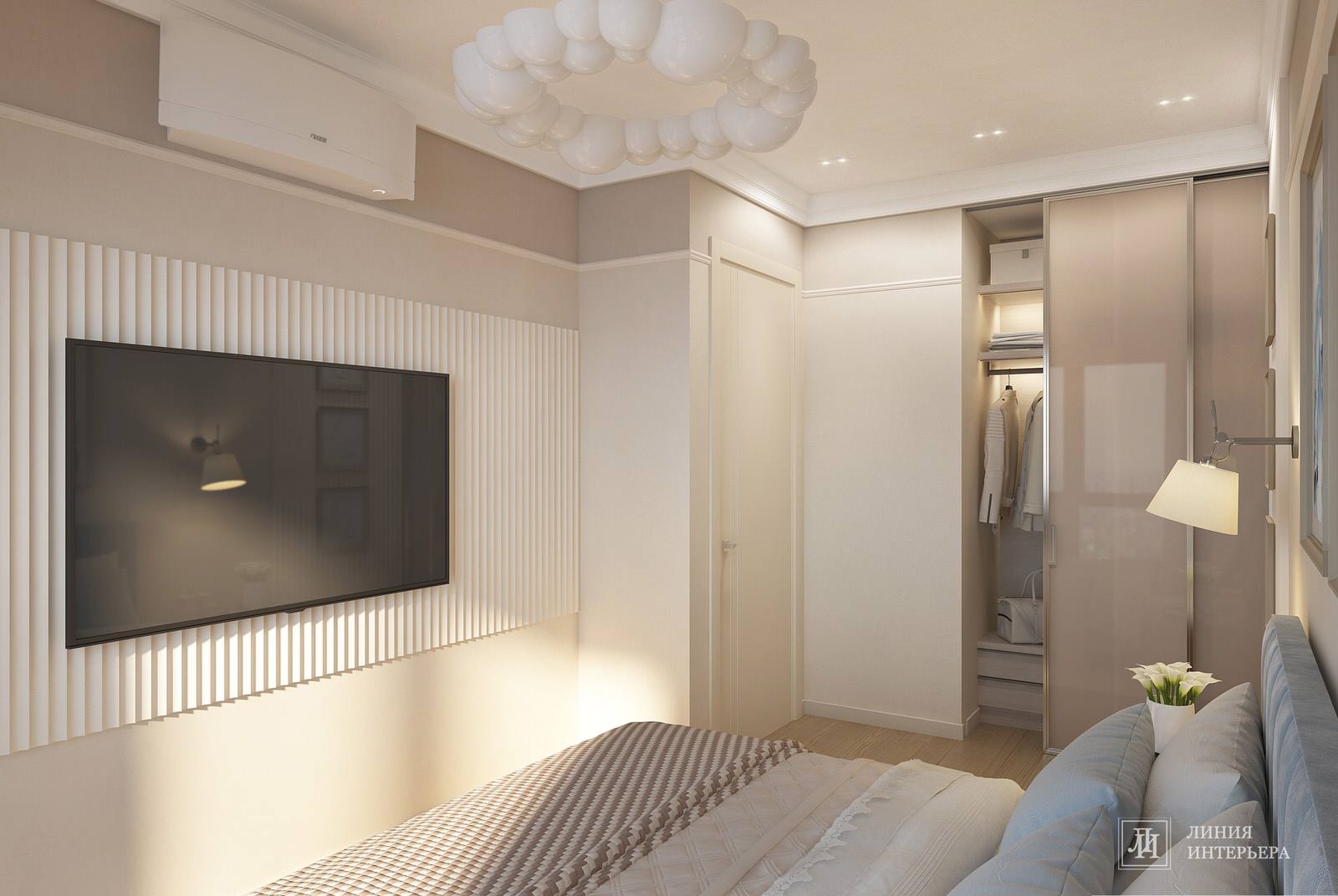 Современный интерьер однокомнатной квартиры