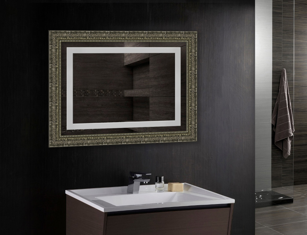 Зеркала с подсветкой в раме