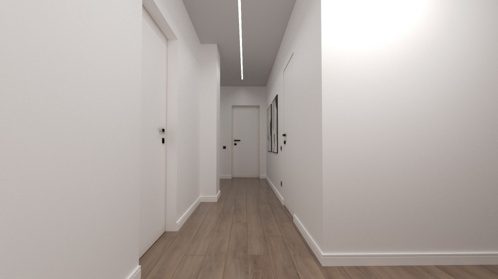 Проект 3-ком. квартиры для молодой пары