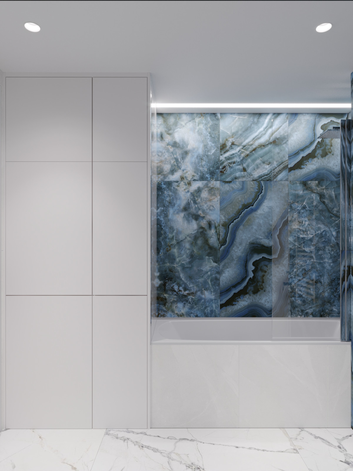 Ванная ЖК Татьянин Парк "Сапфировая нега"