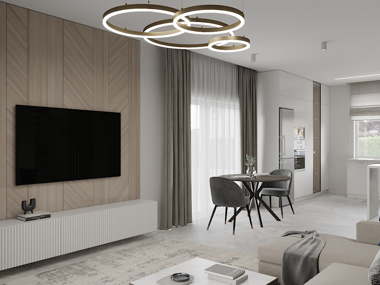 Блок-секция для двоих