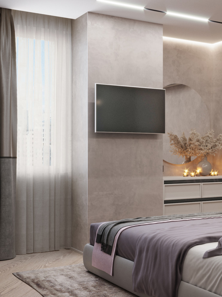 Минималистичная квартира в светлых тонах в ЖК Кристалл