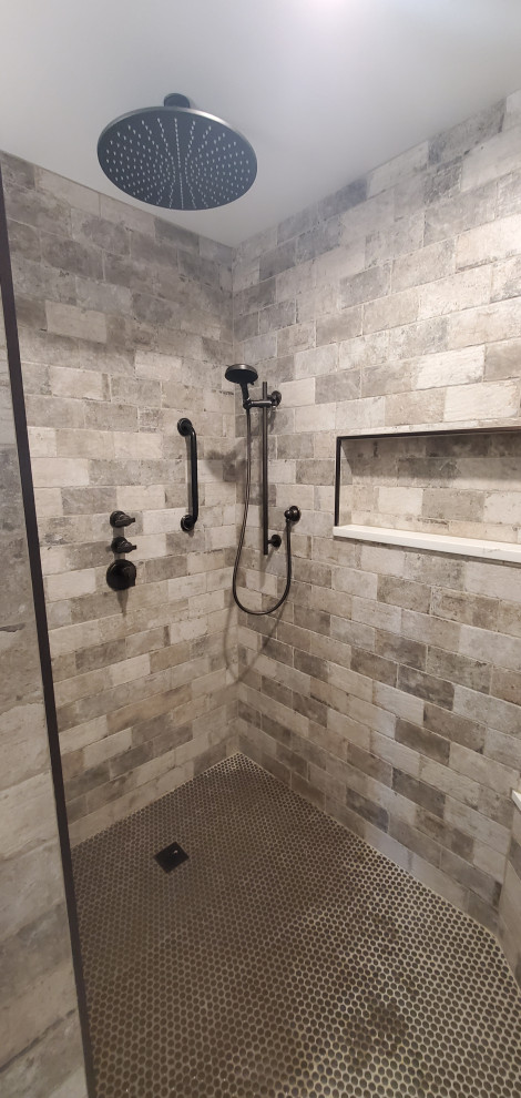 Custom shower finished