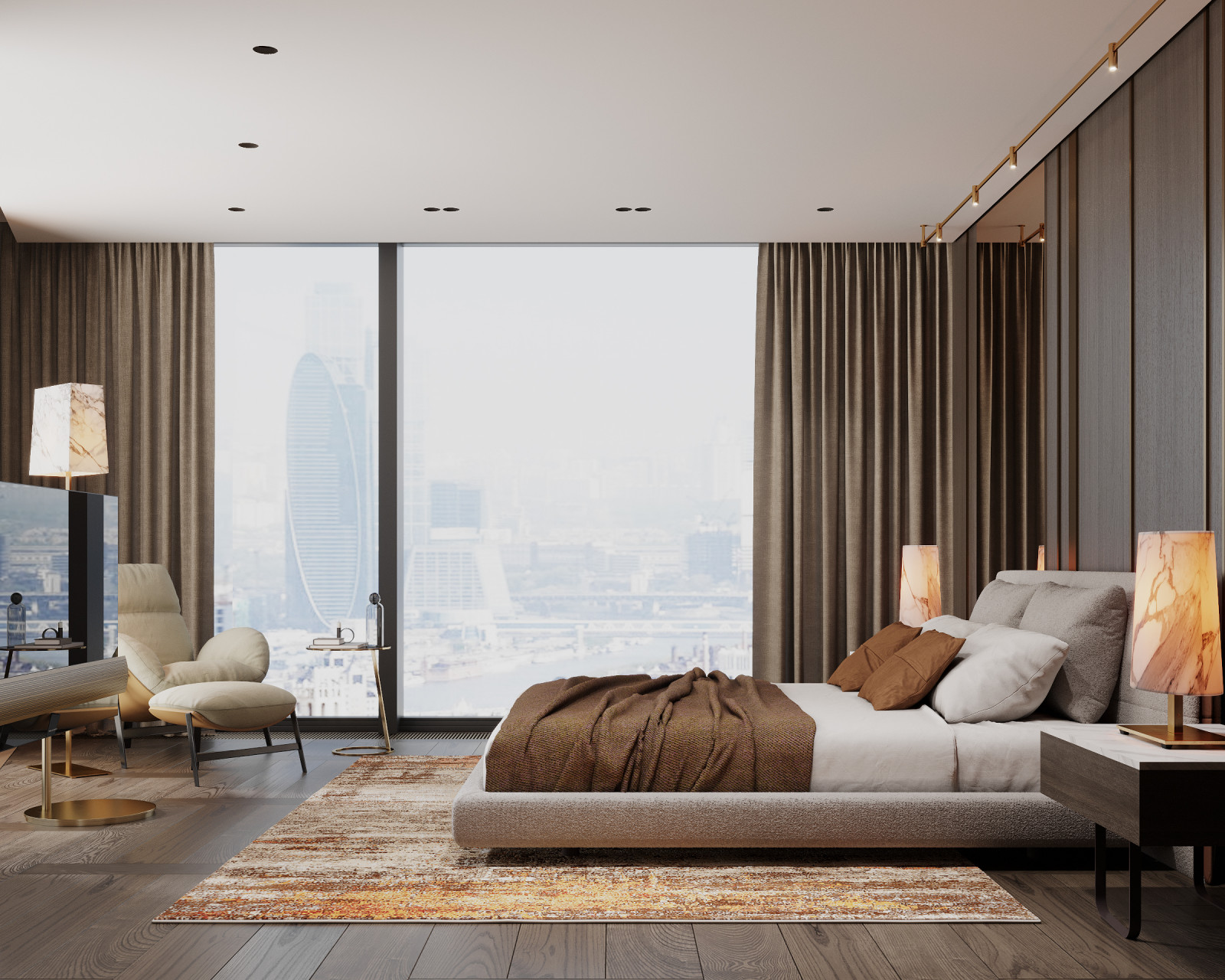 Апартаменты в башне Capital Towers