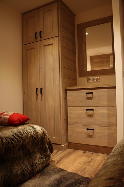 Duplex Meribel rustikal-schlafzimmer