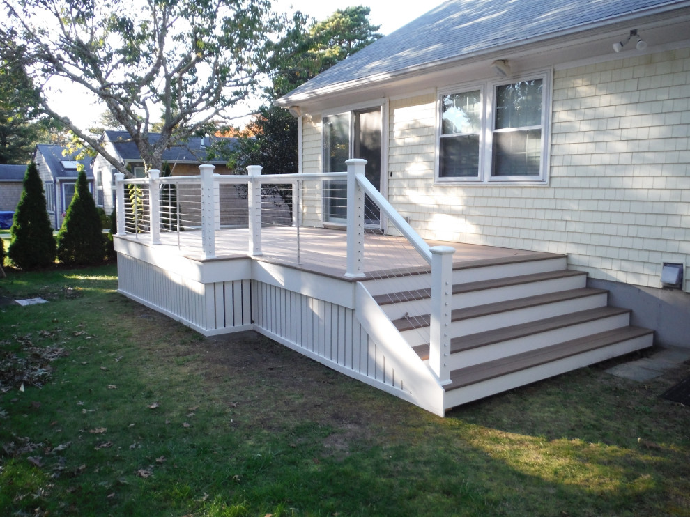 cable railings Contemporary Deck Boston by the deck man Houzz