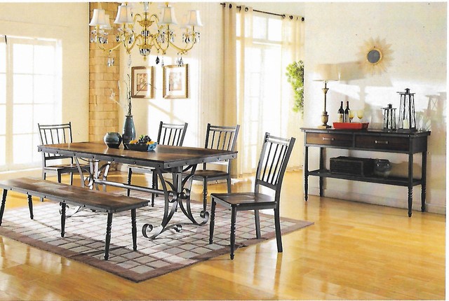 Dinette Sets rustic-dining-room