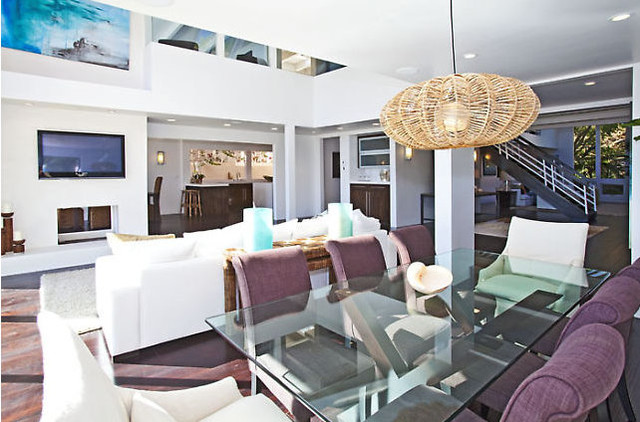 Broadbeach contemporaneo-sala-da-pranzo