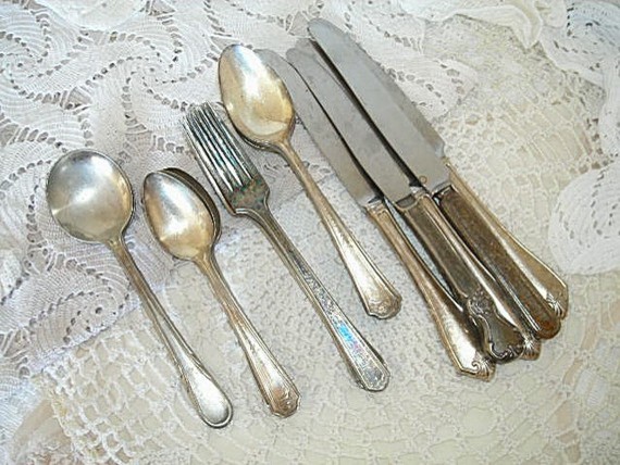 Vintage Silverware by She Sits by the Seashore