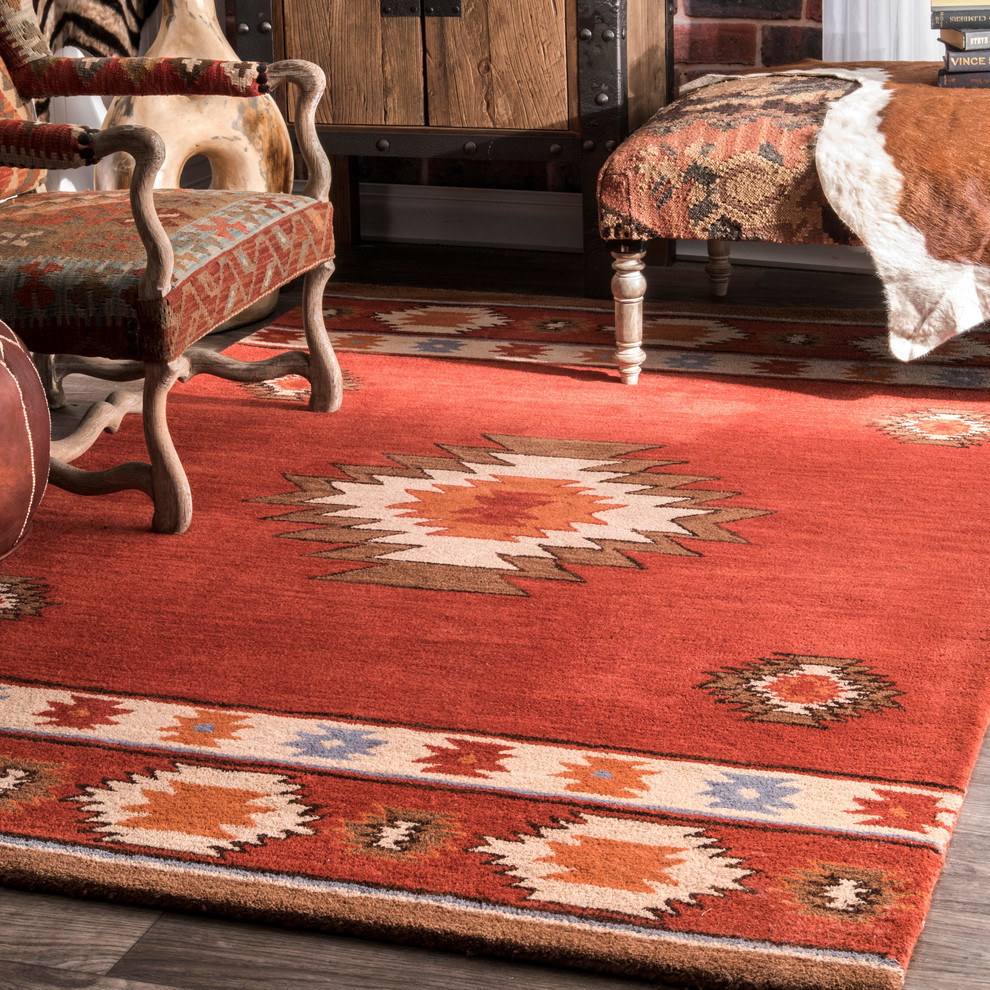 Bronco HandTufted Area Rug Southwestern Area Rugs by nuLOOM Houzz