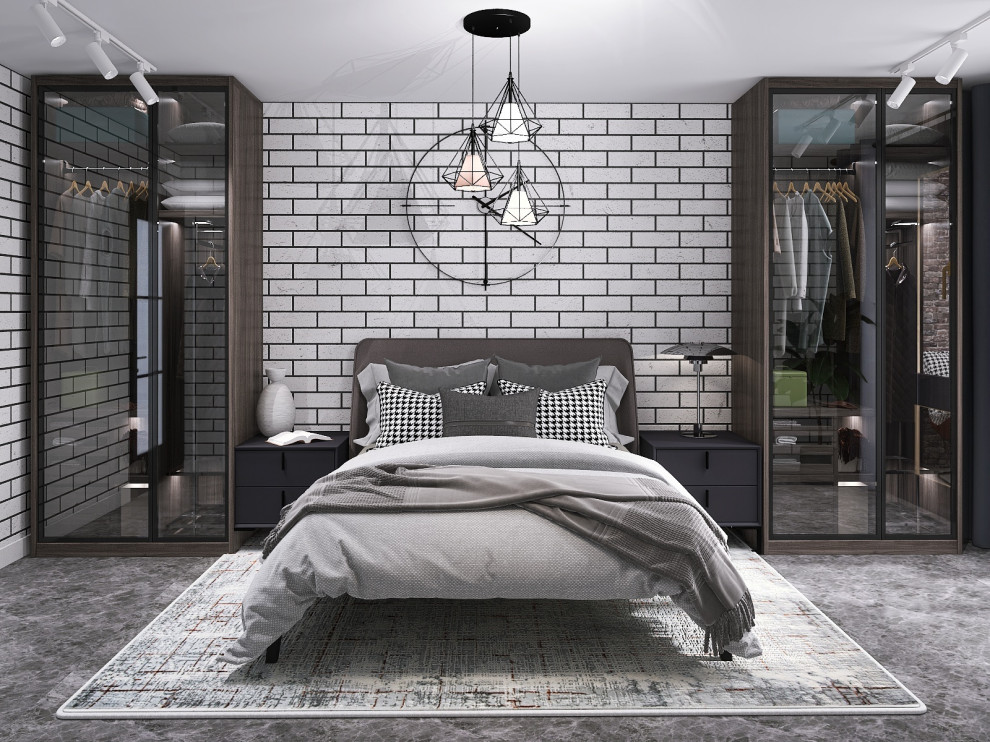 Трехкомнатная квартира для холостяка. Сочетание брутального  характера и уюта.