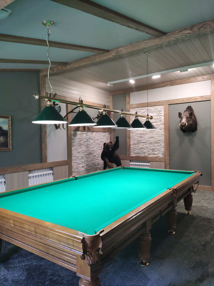 Бильярдная с трофеями