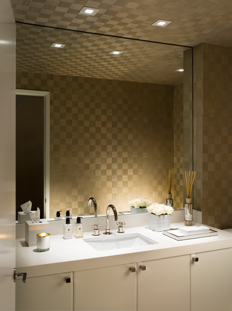Key Biscayne contemporary-powder-room