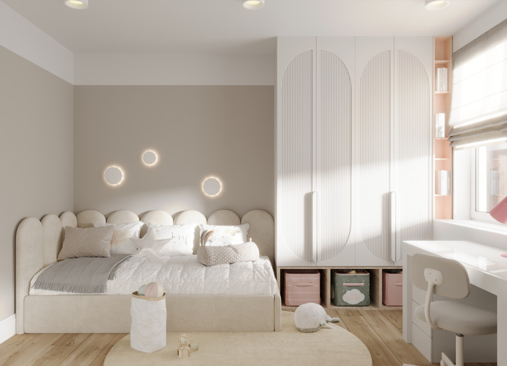 Детская комната для двух девочек на Камчатке {21кв.м.}