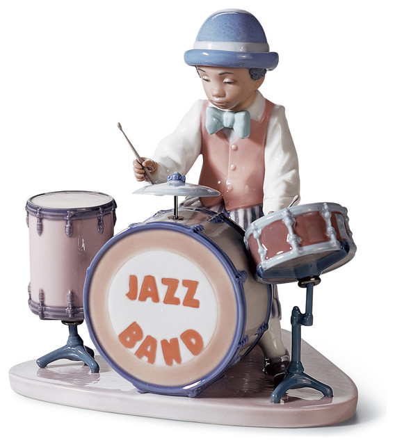 Lladro Jazz Drums Figurine
