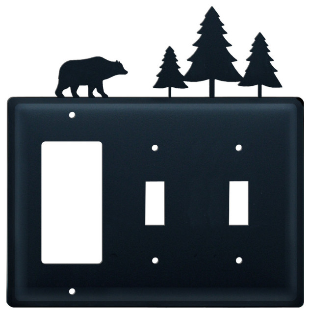 Rooster Single GFI and Double Switch Cover Rustic Switch Plates And