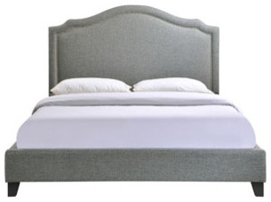 Charlotte Queen Bed Frame in Gray