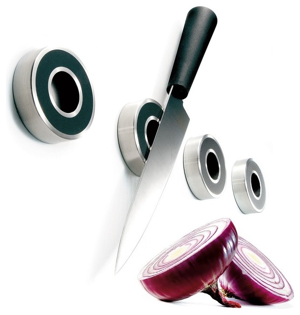 Stainless Steel Knife Contemporary Knife Storage by LBC