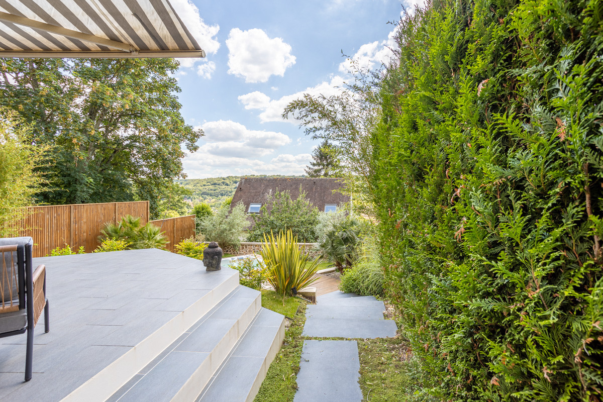 Un jardin aux allures contemporaines