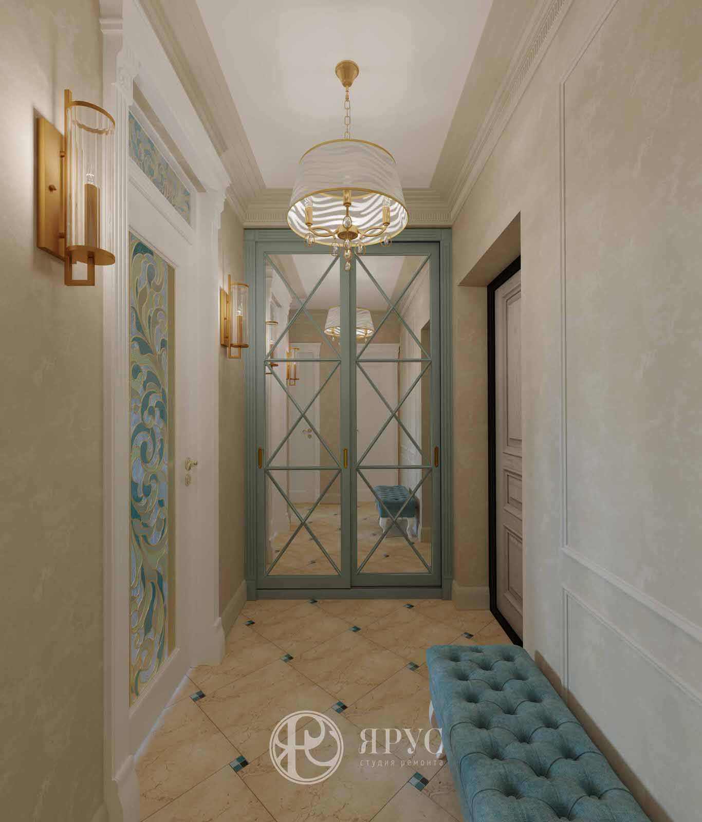 Дизайн-проект однокомнатной квартиры