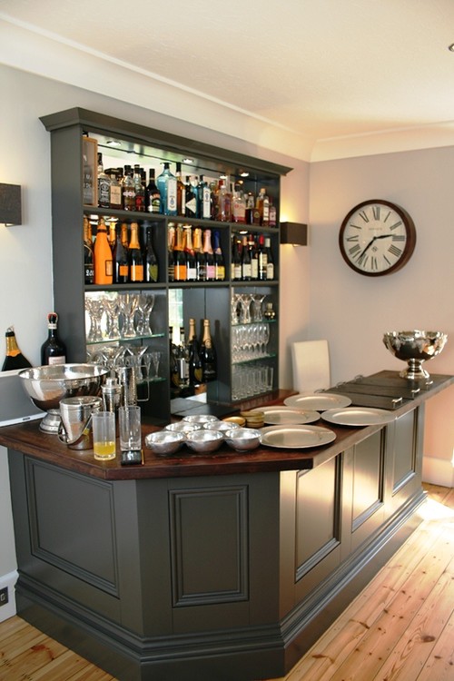 Brasserie style bespoke bar