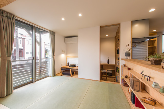木ごこちの家 asiatisch-arbeitszimmer