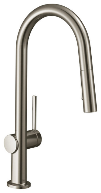 Hansgrohe 72846 Talis N 1.75 GPM 1 Hole Pull Down Kitchen Faucet - Steel Optic