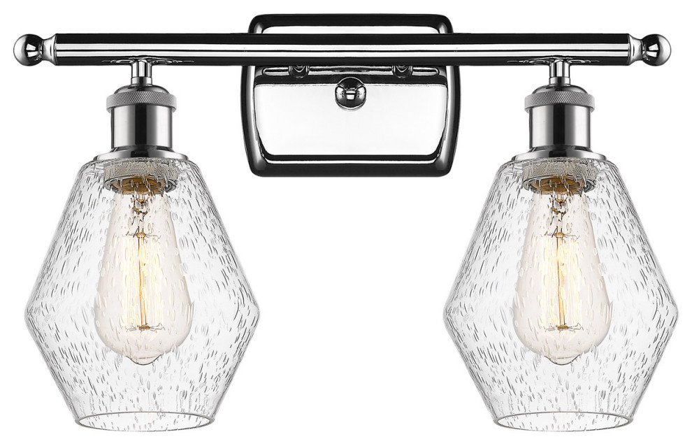Ballston Cindyrella 2 Light Bathroom Vanity Light, Polished Chrome