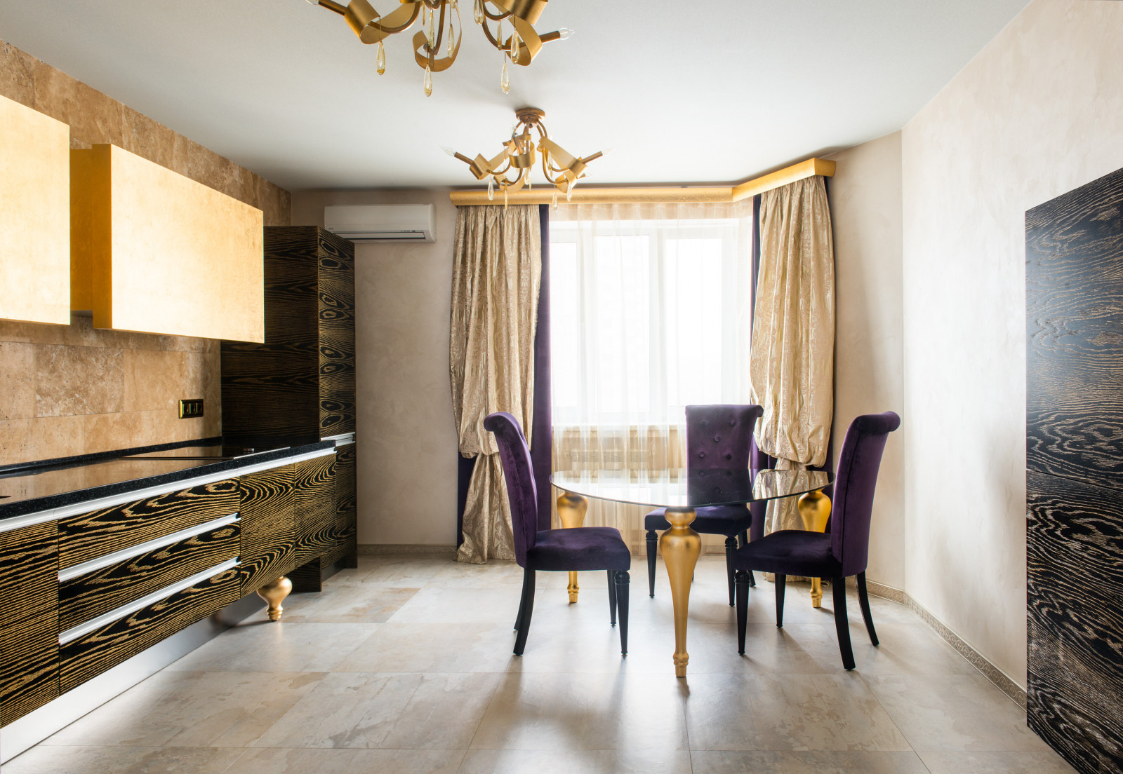 "Ход конём" - квартира в стиле ар-деко 150 м2, г. Люберцы