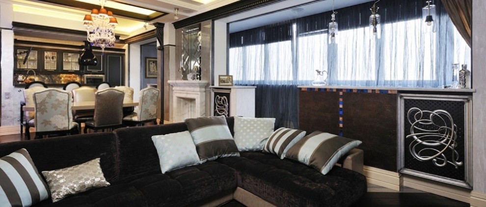 Интерьер, обыгранный в стиле ар-деко