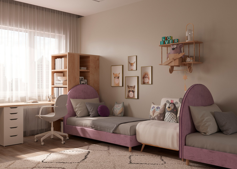 Детская для двух девочек (ЖК Familia)