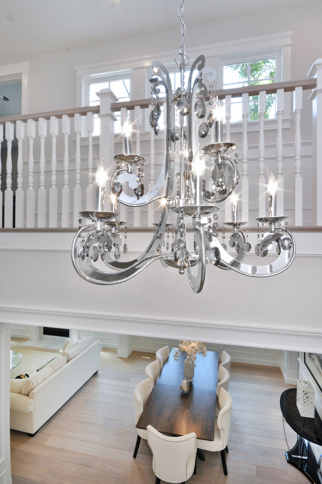 Inspiration for a transitional home design remodel in Houston
