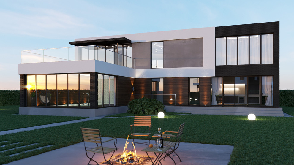 дом в современном стиле