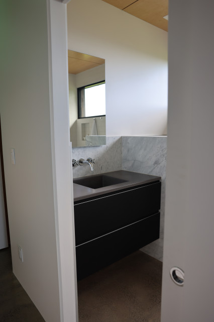 Tech Retreat modern-bathroom
