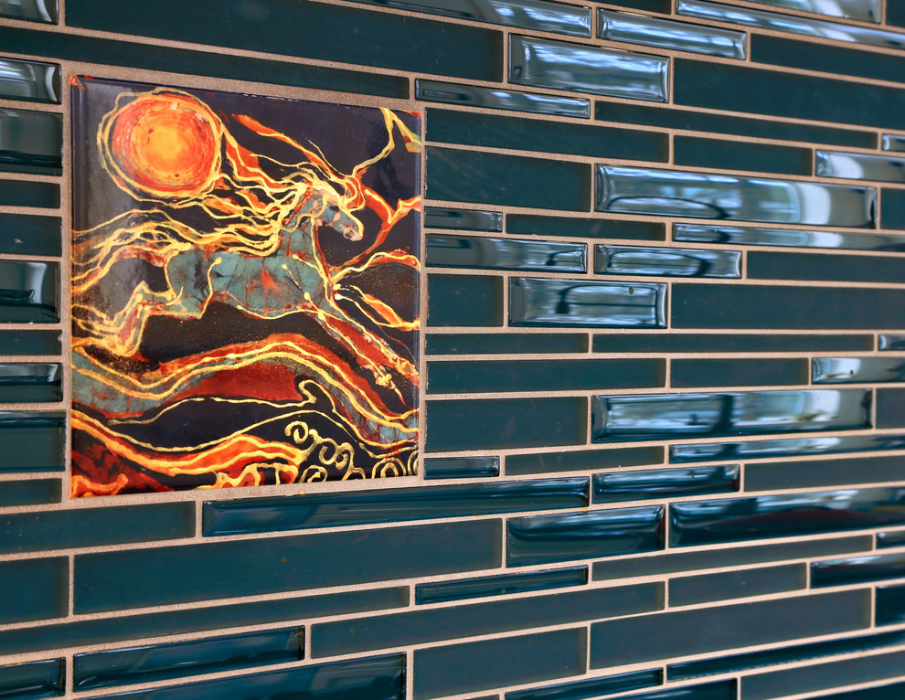 Transitional home design photo in Boston