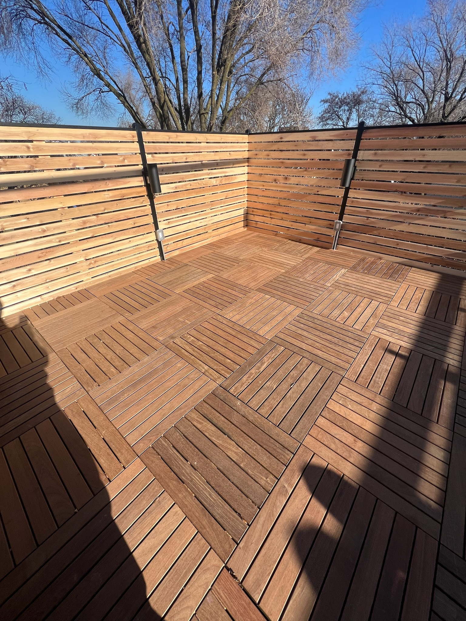Wicker park, rooftop deck