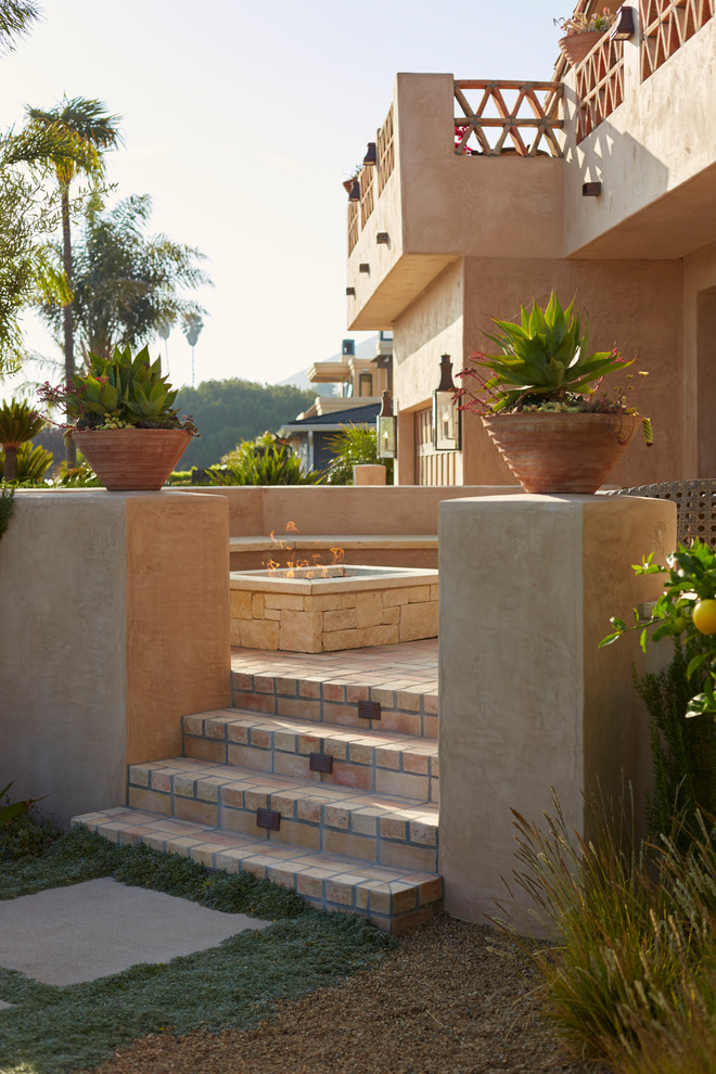 Inspiration for a large coastal formal garden.