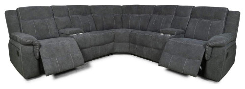 Modern Sectional Sofa Manual Lift Sofa Reclining Sofa Couch Large Sofa Set