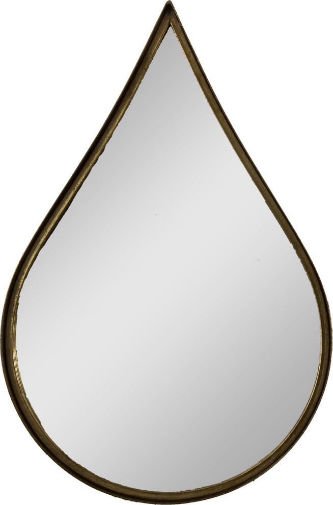 Tear Drop Mirror Contemporary Wall Mirrors by HedgeApple Houzz