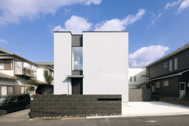 追分の家 moderne-facade