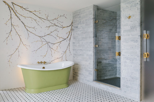 Regency Vicarage Refurbishment asian-bathroom