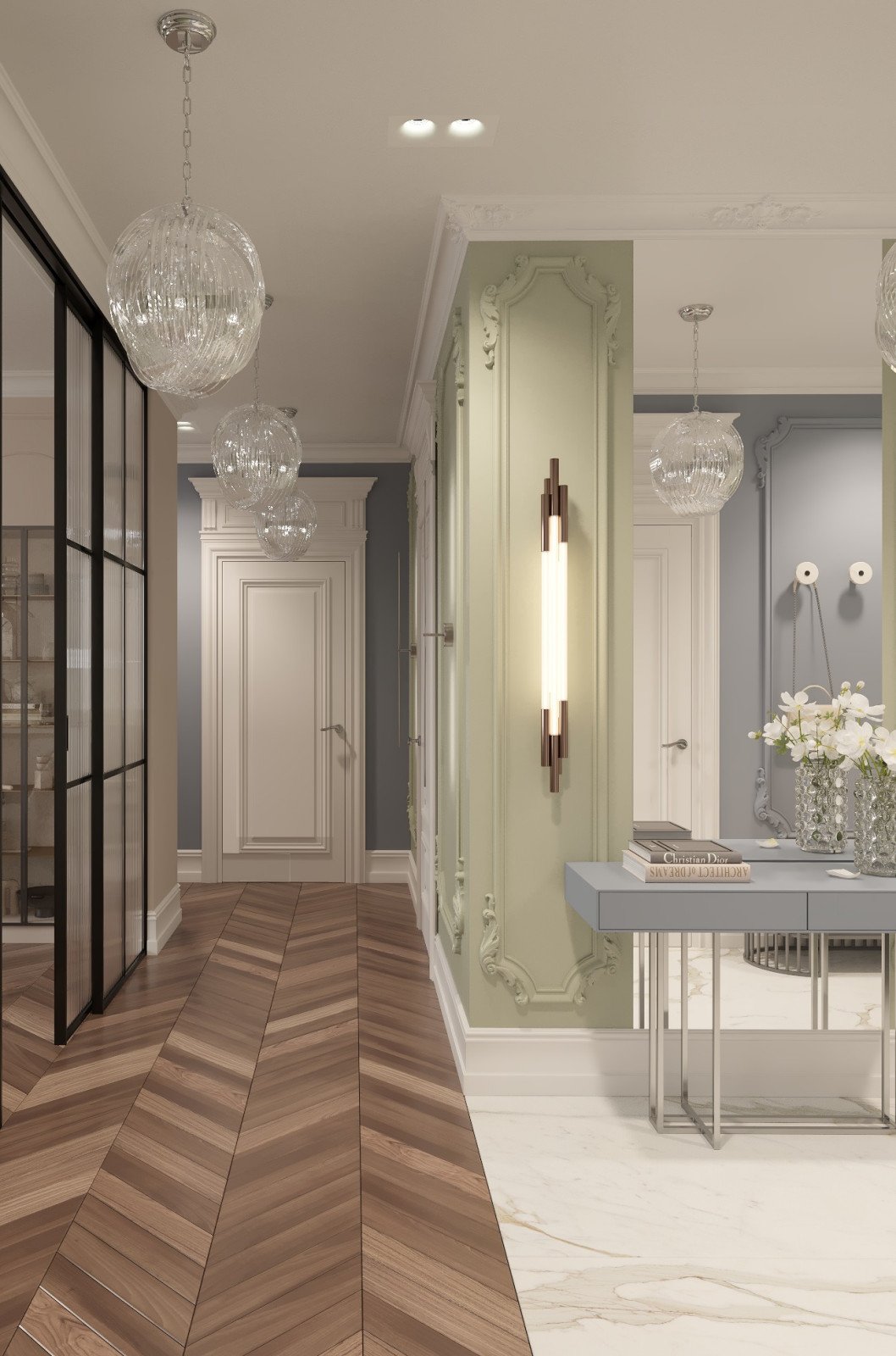 Современный  элегантный интерьер