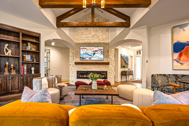 Basecamp rustic-living-room