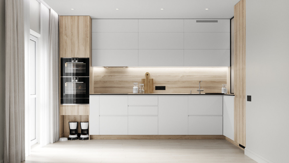 Дизайн проект двухуровневой светлой квартиры в таунхаусе в г. Гродно