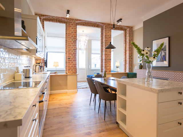 Villa Bellevue contemporain-cuisine