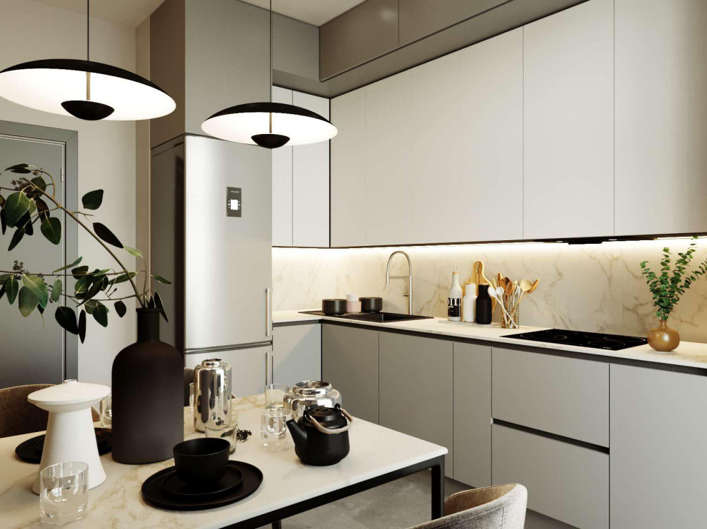 Дизайн-проект  квартира в ЖК «Живописный» 56 м²