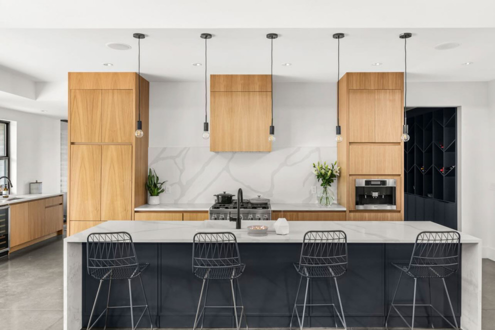 European Rift Cut White Oak - Contemporary - Kitchen - Other - by ...