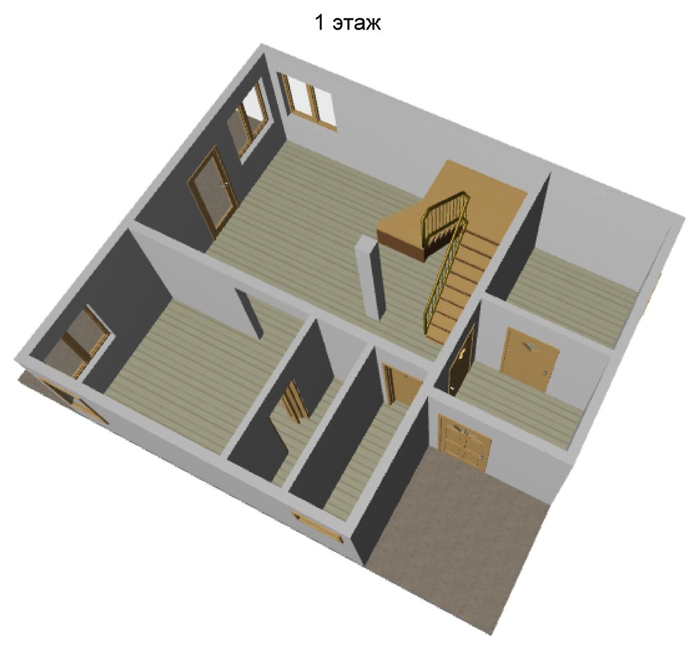 1 этаж